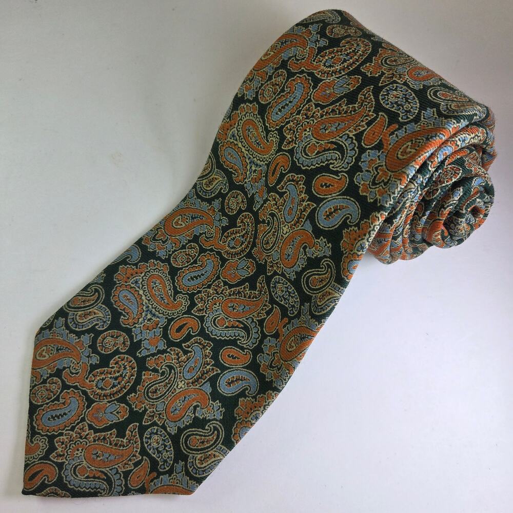 Vintage Reis Tie for Dayton’s Northbriar Shop Rust & Gray Abstract 4.25” Wide